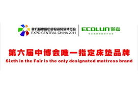 热烈祝贺伦嘉生态健康睡眠系统荣膺第六届中博会唯一指定床垫产品